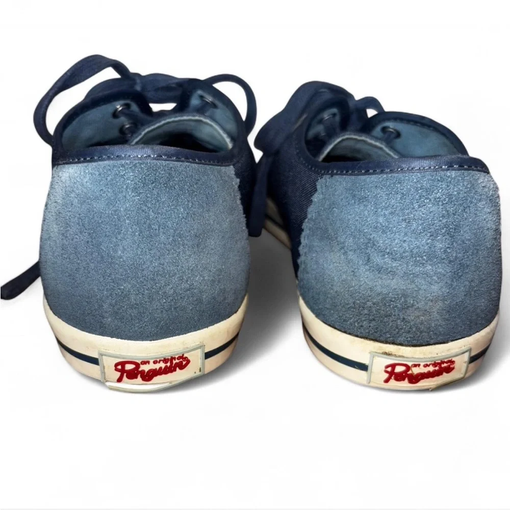 Original Penguin Blue Canvas Sneakers